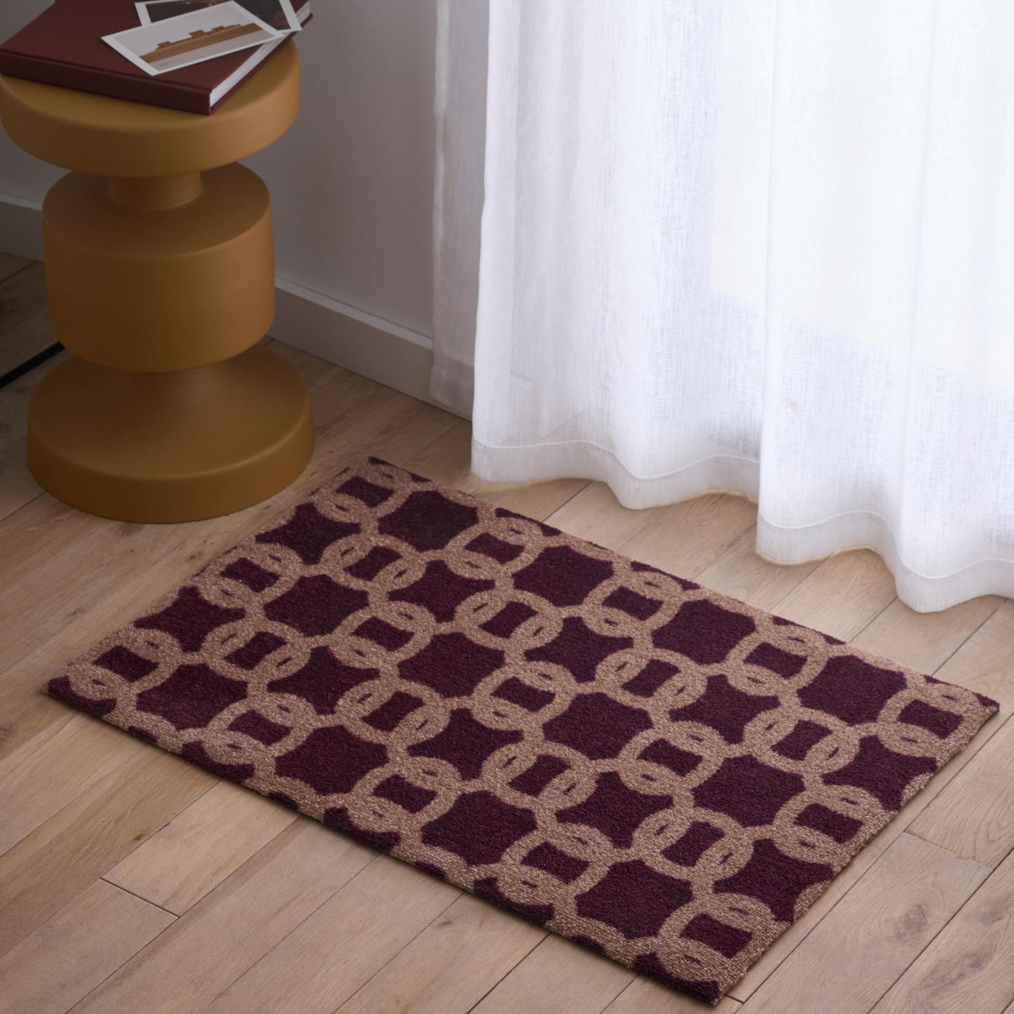 Claremont Doormat - Burgundy