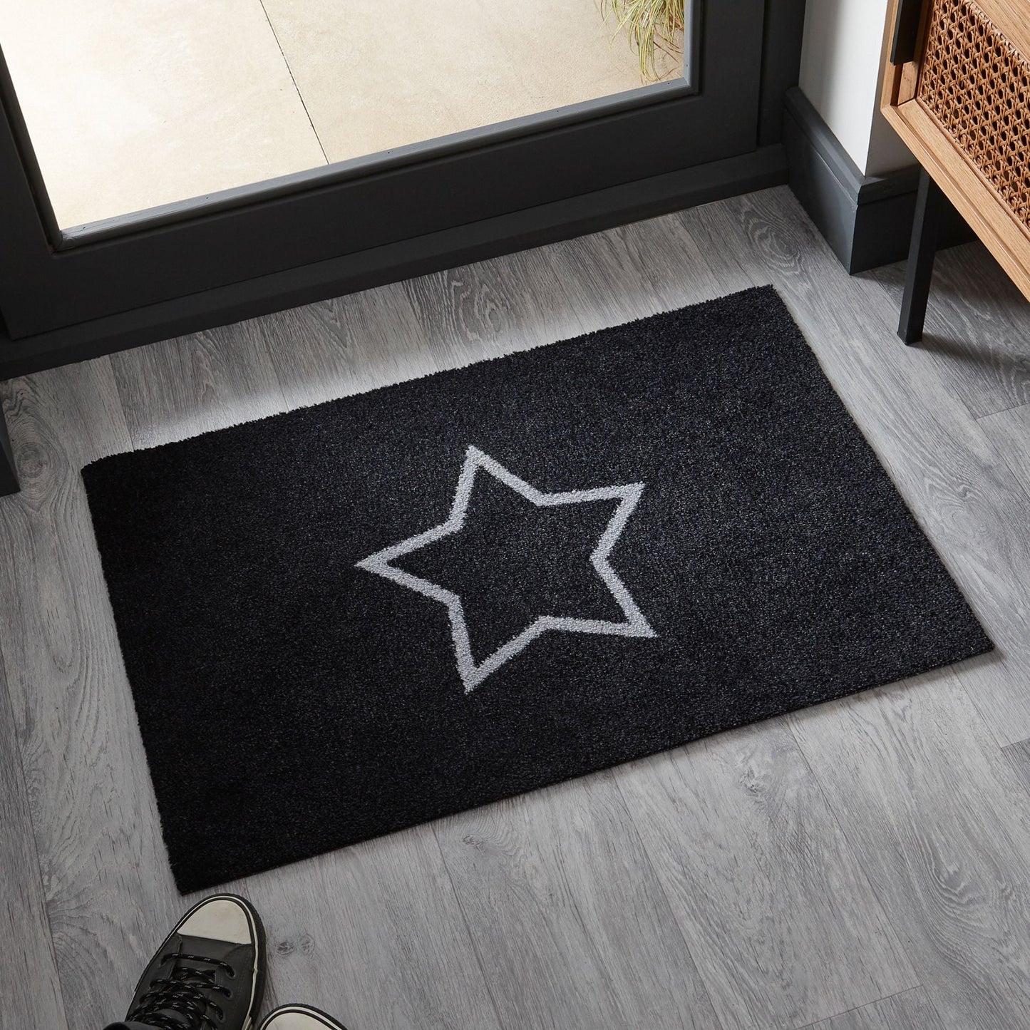 Star Doormat | Black