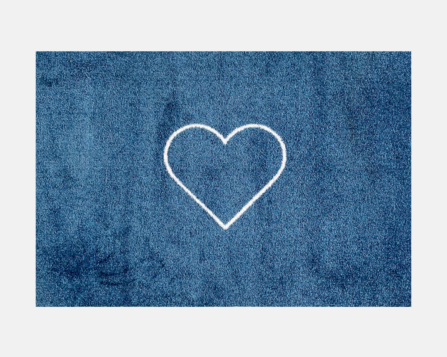 Heart Doormat | Denim