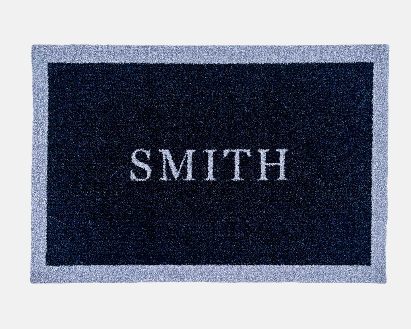 Initials Personalised Doormat | Black