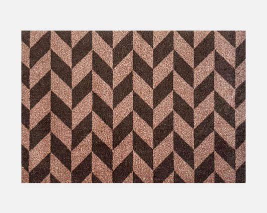 Herringbone Doormat - Mocha