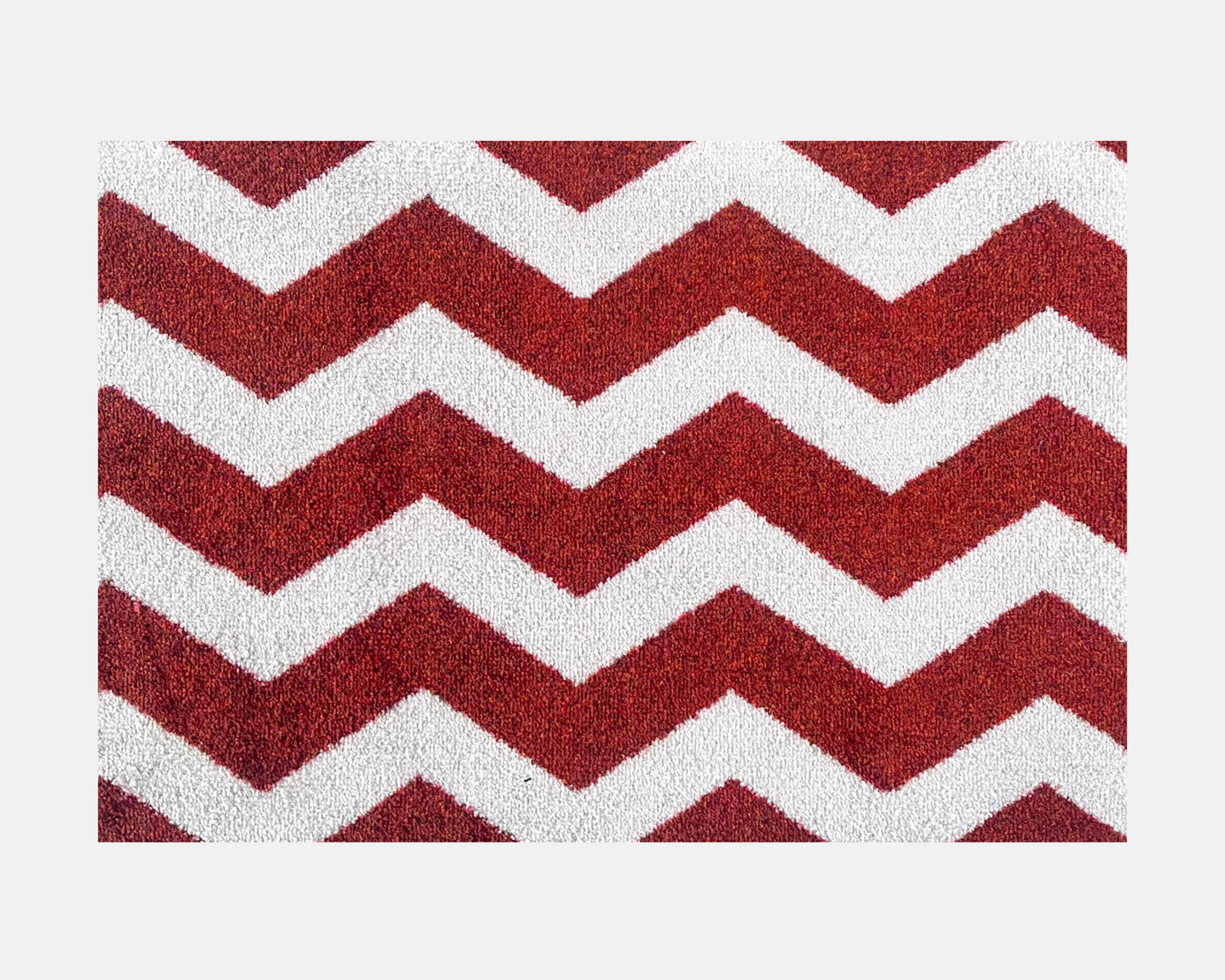 Chevron Doormat | Terracotta & Vanilla