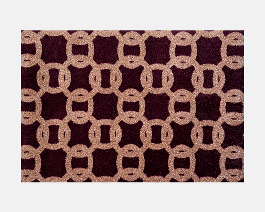 Claremont Doormat - Burgundy