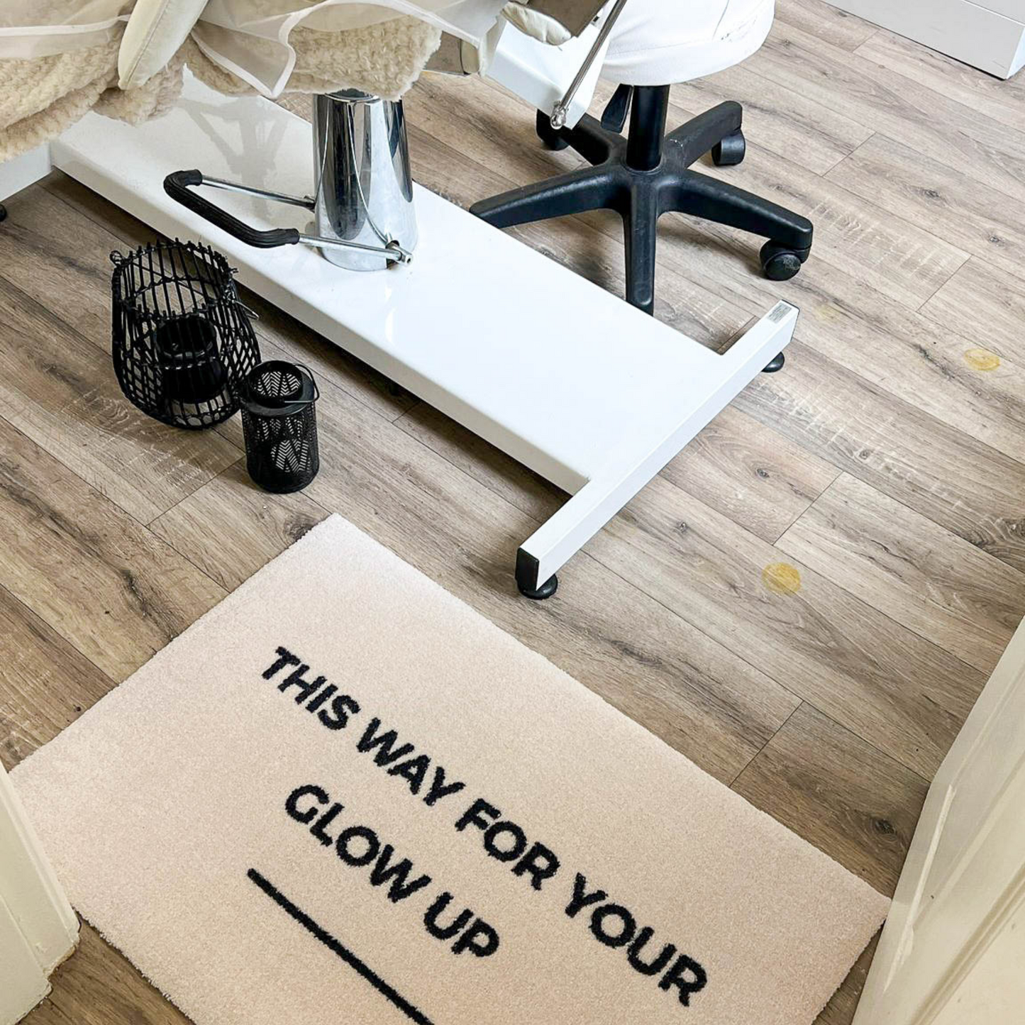 Salon Doormat | This Way For Your Glow Up