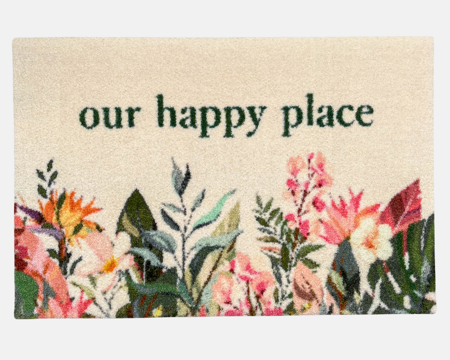 Happy Garden Personalised Doormat