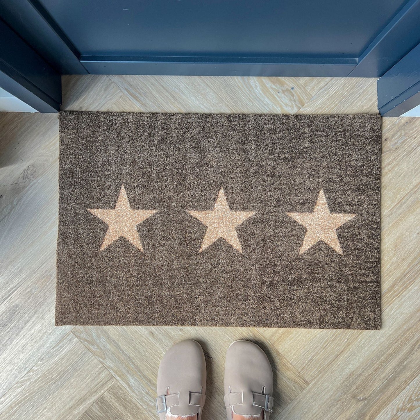 Scandi Star Doormat | Mocha