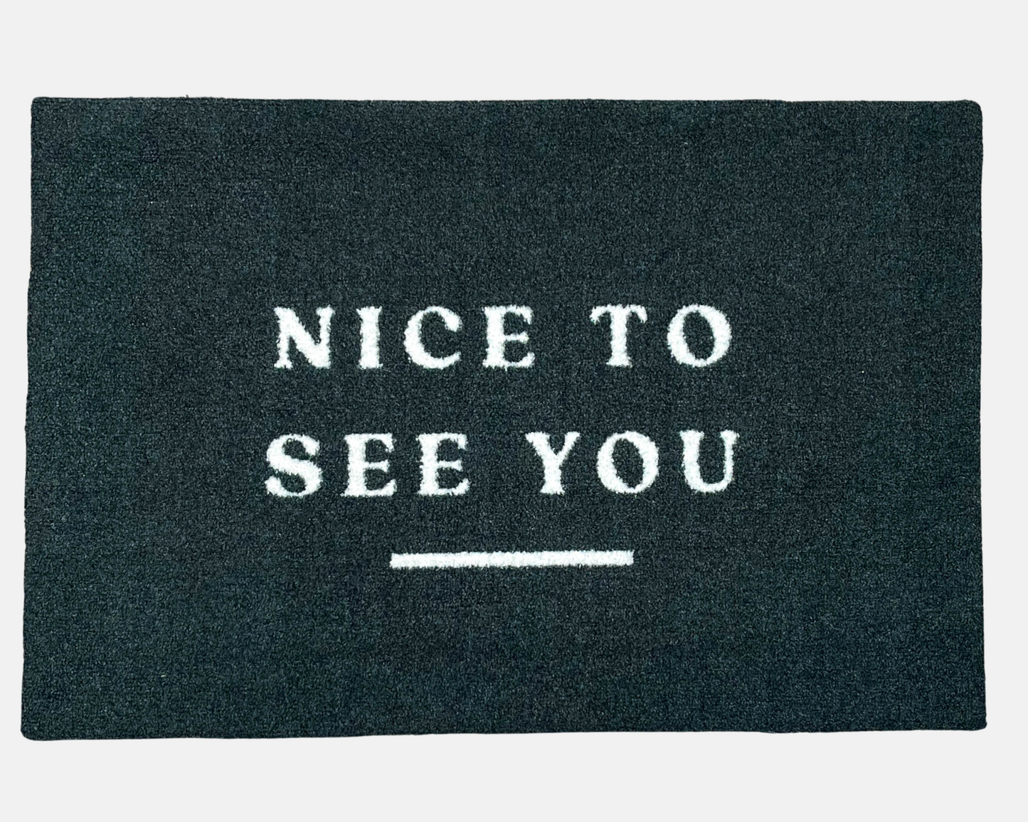 Nice To See You Doormat | Forest Green