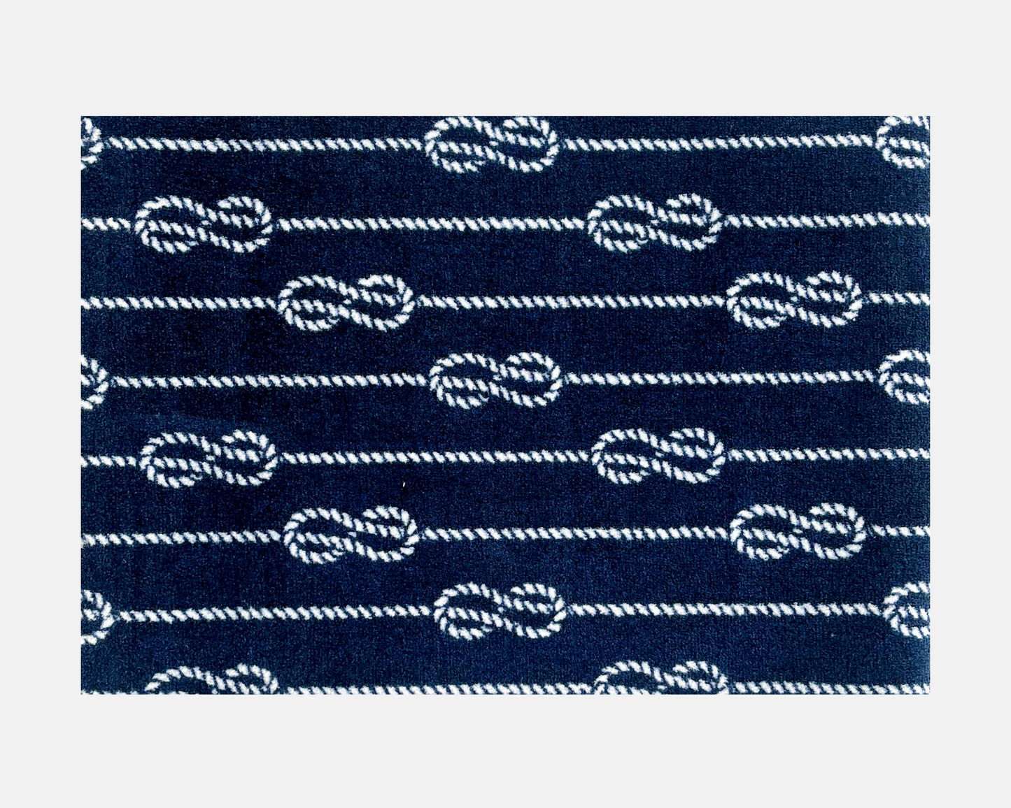 Sailing Knots Bath Mat | Navy