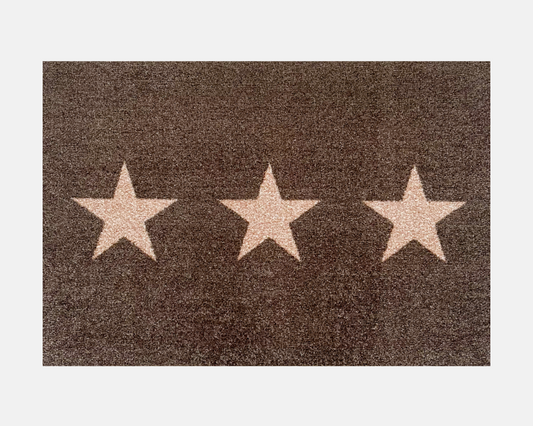 Scandi Star Doormat | Mocha