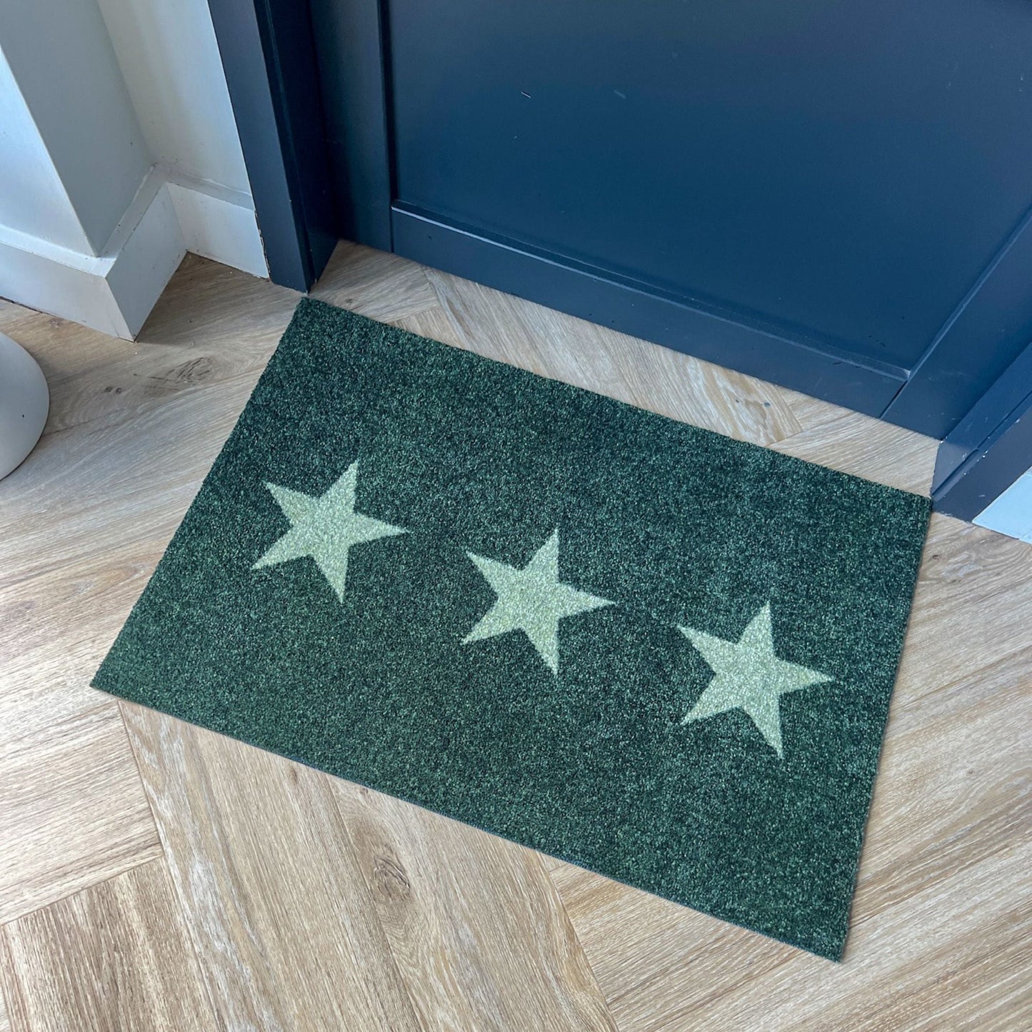 Scandi Star Doormat | Forest Green