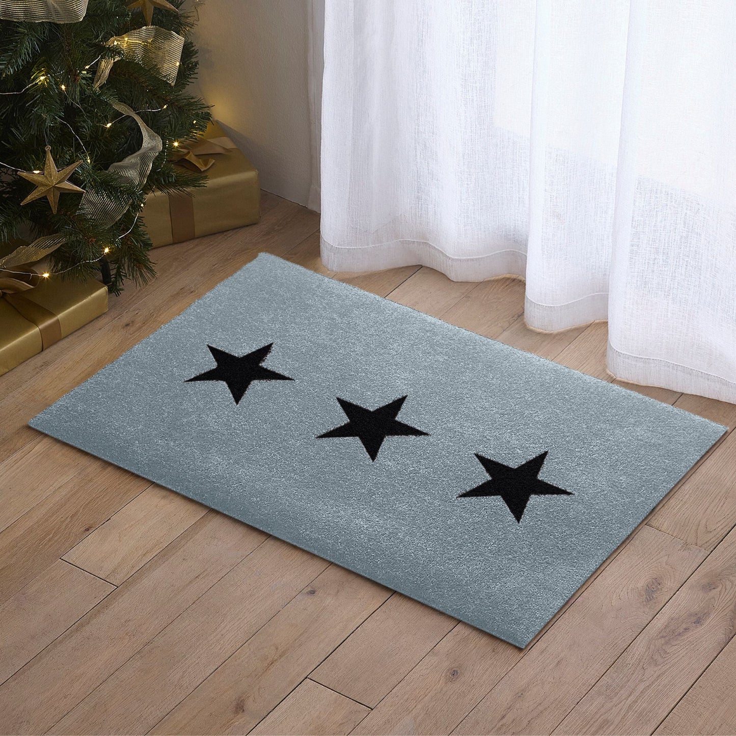 Scandi Star Doormat | Grey