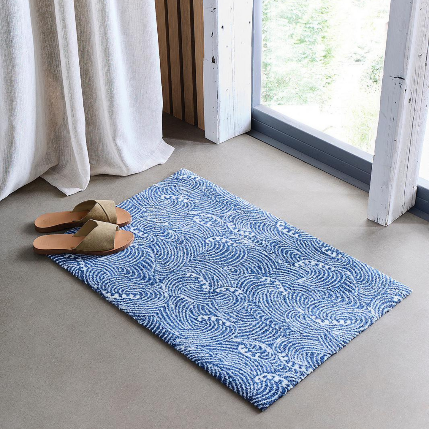 Waves Doormat | Sea Blue