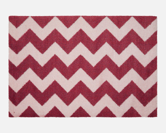 Chevron Bath Mat | Damson & Vanilla