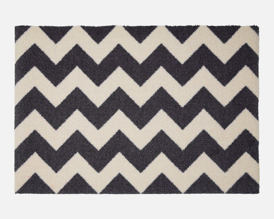 Chevron Bath Mat | Smoke & Vanilla