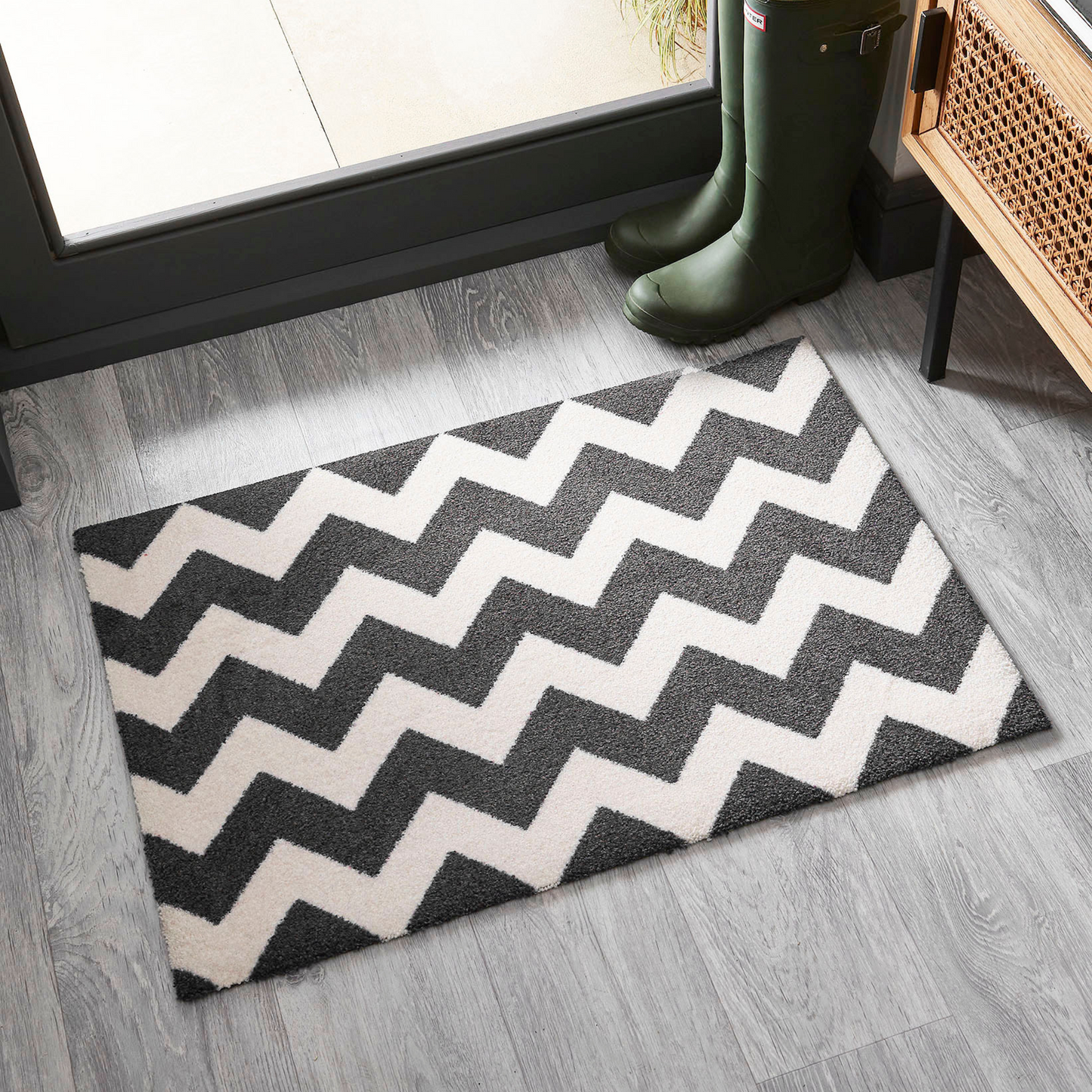 Chevron Doormat | Smoke & Vanilla