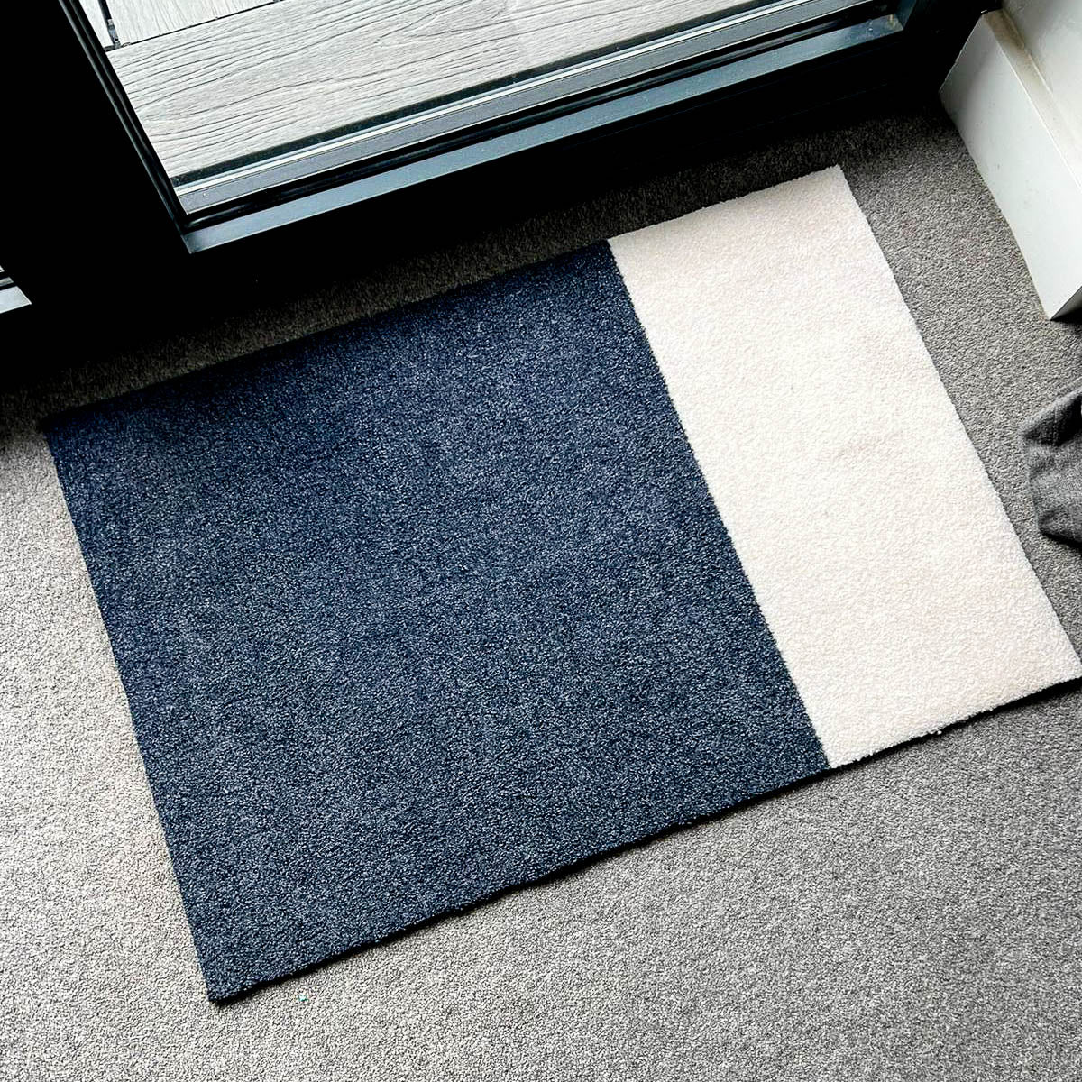 Colourblock Doormat | Smoke & Vanilla